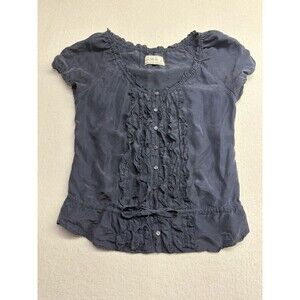 Abercrombie and Fitch Vintage Y2K Babydoll Silk Top-S